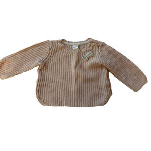 Baby Girls H&M Pink Knit Sweater Size 6-9M
